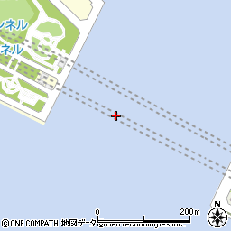 衣浦トンネル周辺の地図