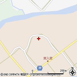 広島県三次市君田町東入君121周辺の地図