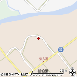 広島県三次市君田町東入君122周辺の地図