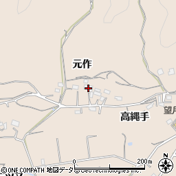 愛知県新城市黒田元作周辺の地図