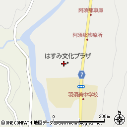 邑南町立図書館　羽須美分館周辺の地図