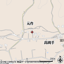 愛知県新城市黒田（元作）周辺の地図