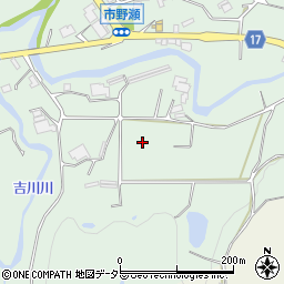 兵庫県三木市吉川町市野瀬周辺の地図