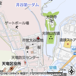 静岡県浜松市天竜区大谷190周辺の地図