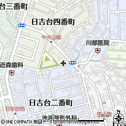 大阪府高槻市日吉台四番町25-11周辺の地図