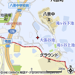 兵庫県三田市八景町1197周辺の地図