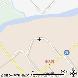 広島県三次市君田町東入君88周辺の地図