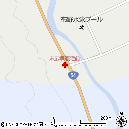 広島県三次市布野町上布野2128周辺の地図