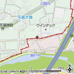 静岡県藤枝市平島1235周辺の地図