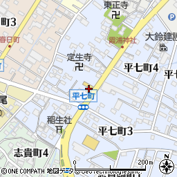 スズキ自販中部碧南店周辺の地図