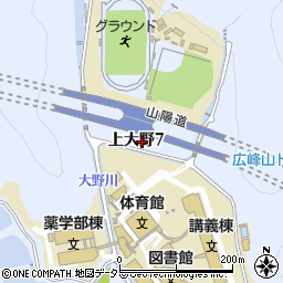 兵庫県姫路市上大野周辺の地図