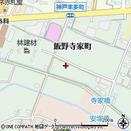 三重県鈴鹿市飯野寺家町周辺の地図
