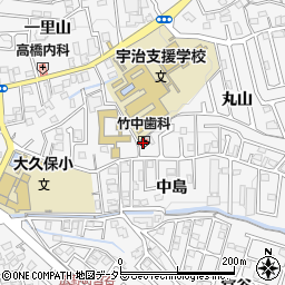 竹中歯科診療所周辺の地図