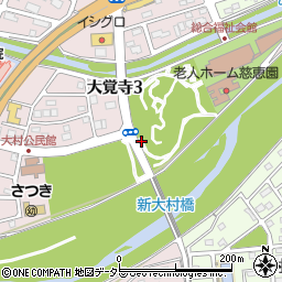 大覚寺公園周辺の地図