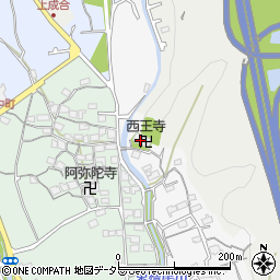 西王寺周辺の地図