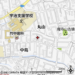 京都府宇治市広野町丸山75周辺の地図