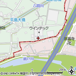 静岡県藤枝市平島1232周辺の地図
