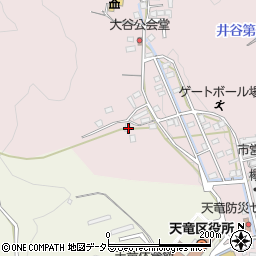 静岡県浜松市天竜区大谷499周辺の地図