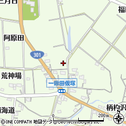 愛知県新城市一鍬田小深田17周辺の地図