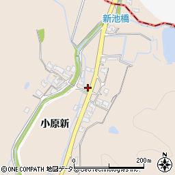 兵庫県姫路市飾東町小原新周辺の地図