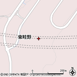 兵庫県川西市東畦野周辺の地図