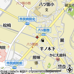 ジョイフル 愛知西尾店周辺の地図