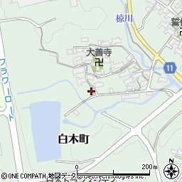 三重県亀山市白木町1917周辺の地図