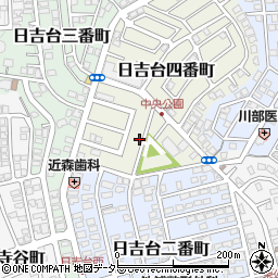 大阪府高槻市日吉台四番町18周辺の地図