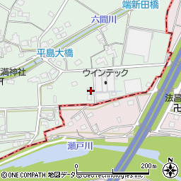静岡県藤枝市平島1234-3周辺の地図
