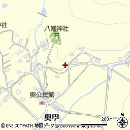 兵庫県赤穂郡上郡町奥甲323周辺の地図