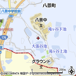 兵庫県三田市八景町1208周辺の地図