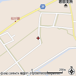 広島県三次市君田町東入君320周辺の地図