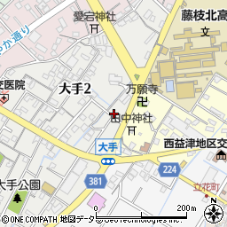 愛車広場カーリンク藤枝店周辺の地図