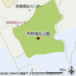 布野福祉公園周辺の地図