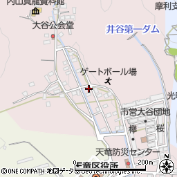 静岡県浜松市天竜区大谷259周辺の地図