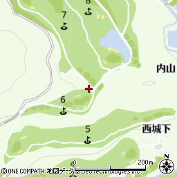 愛知県豊川市足山田町向山周辺の地図