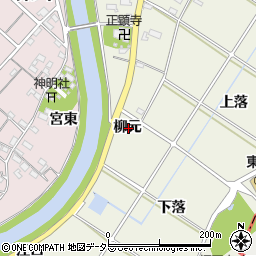 愛知県西尾市貝吹町柳元周辺の地図