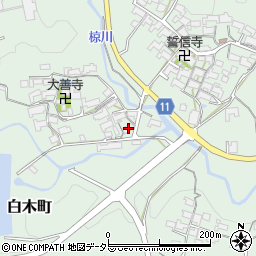 三重県亀山市白木町1936周辺の地図