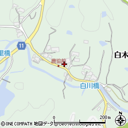 三重県亀山市白木町3385周辺の地図