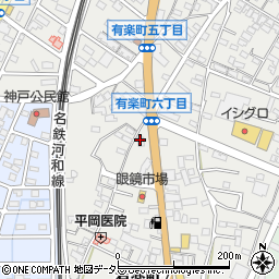 横浜家系ラーメン 有楽家総本店周辺の地図