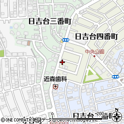 大阪府高槻市日吉台四番町20-1周辺の地図