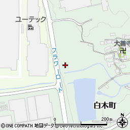 三重県亀山市白木町464周辺の地図