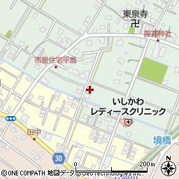 静岡県藤枝市平島63周辺の地図