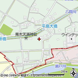 静岡県藤枝市平島1193周辺の地図