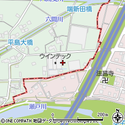 静岡県藤枝市平島1222周辺の地図
