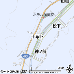 愛知県岡崎市鉢地町（十五卜）周辺の地図