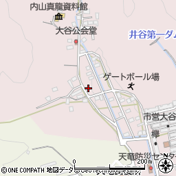 静岡県浜松市天竜区大谷406周辺の地図