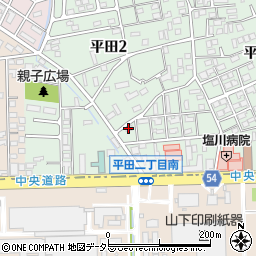 新道書道会　本部周辺の地図