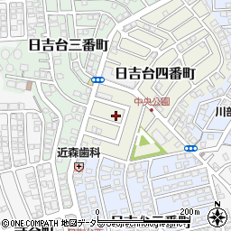 大阪府高槻市日吉台四番町19-11周辺の地図