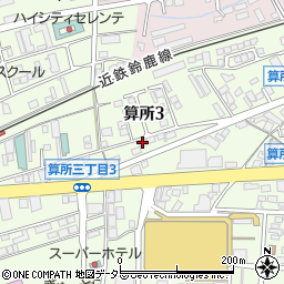 三重石商事株式会社　鈴鹿営業所周辺の地図